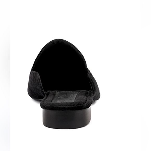 Rag & Co Black Batiste Velvet Mule Women’s Size 8 Slip-On Handcrafted - Picture 7 of 10